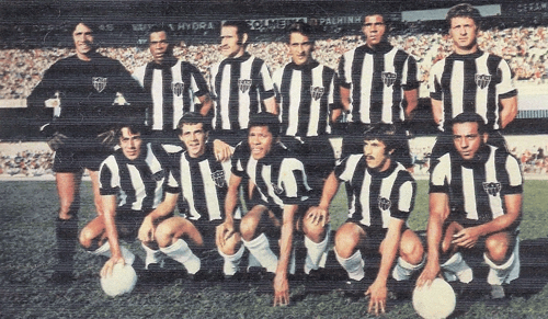 Renato Valle na formação do Atlético Mineiro de 1971